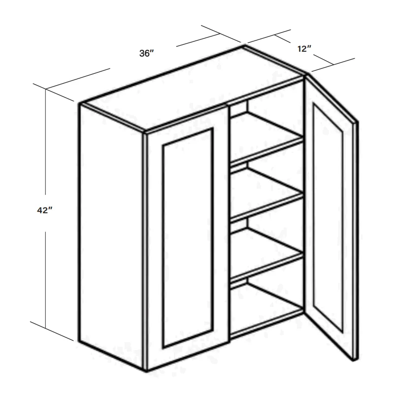 Wall Cabinet W3642 SKU 015470130 product view 6
