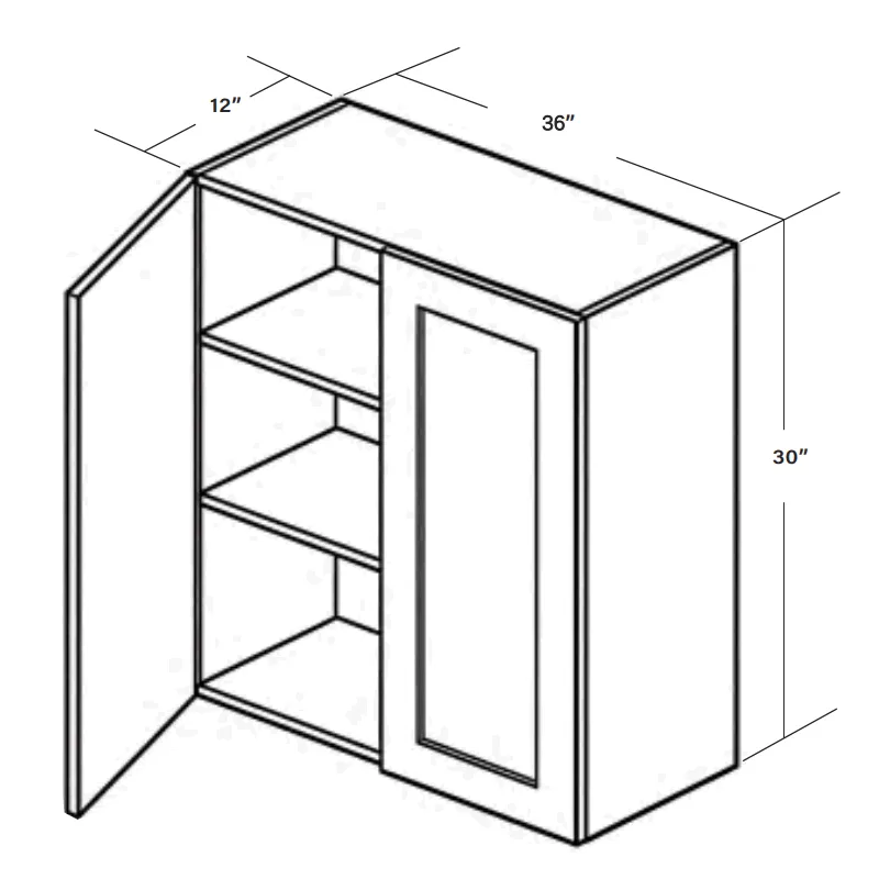 Wall Cabinet W3630 SKU 015450130 product view 6