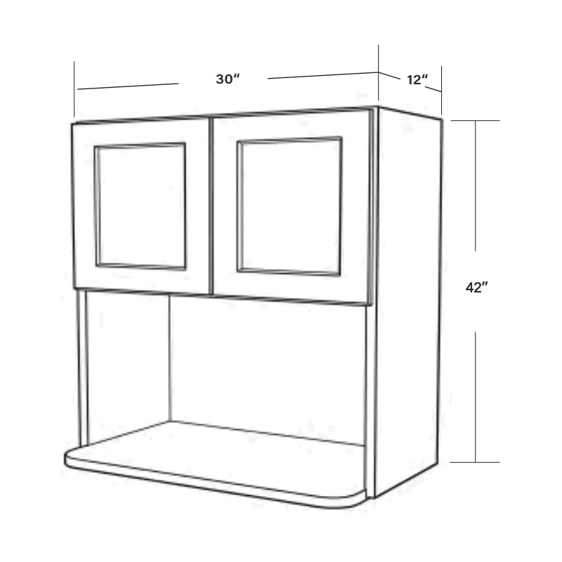 Microwave Cabinet MO3042 SKU 016310130 product view 6