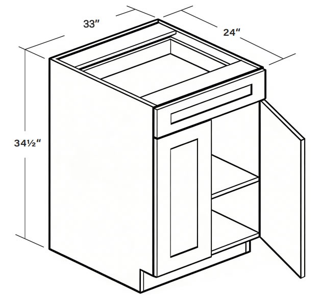 Base Cabinet B33 SKU 011780130 product view 7