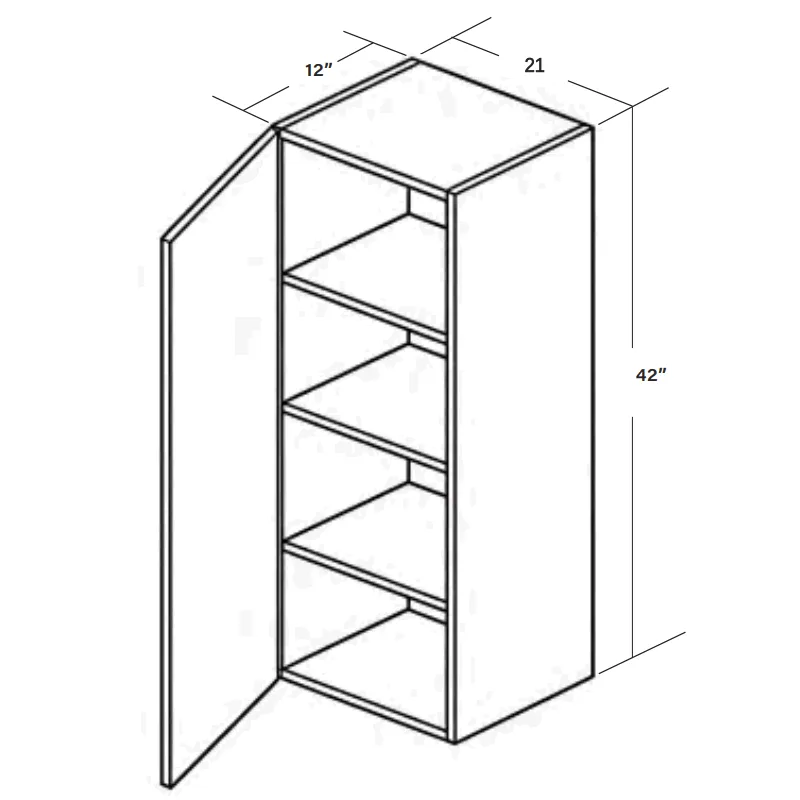 Wall Cabinet W2142 SKU 015150130 product view 6