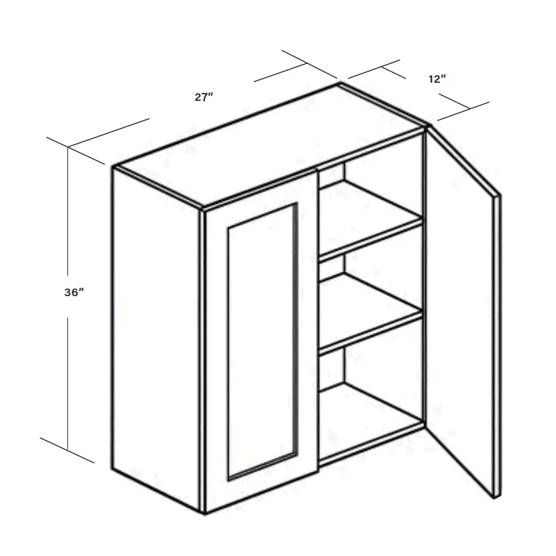 Wall Cabinet W2736 SKU 015200130 product view 6