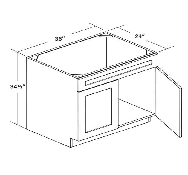 Sink Base SB36 SKU 011970130 product view 6
