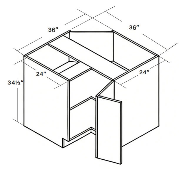Lazy Susan Base LSB36 SKU 013790130 product view 6
