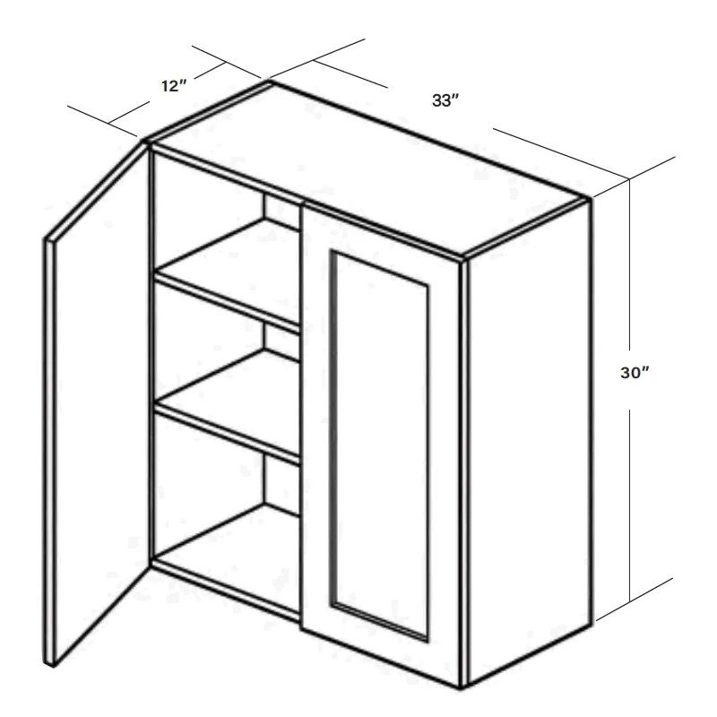 Wall Cabinet W3330 SKU 015370130 product view 6