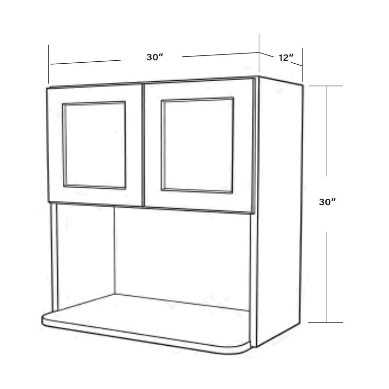 Microwave Cabinet MO3030 SKU 016290130 product view 6