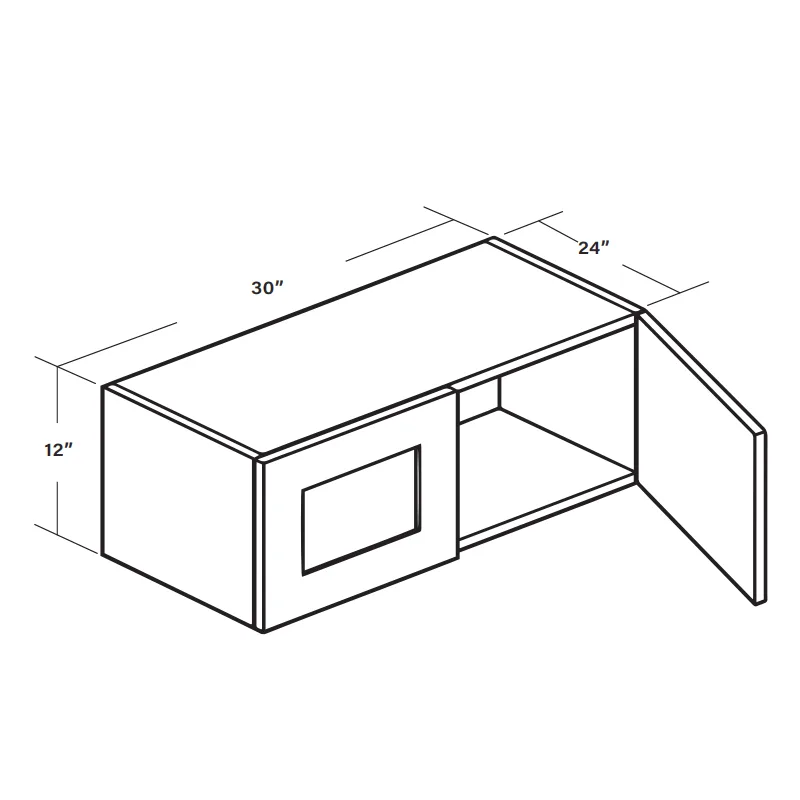 Wall Cabinet W301224 SKU 015230130 product view 6